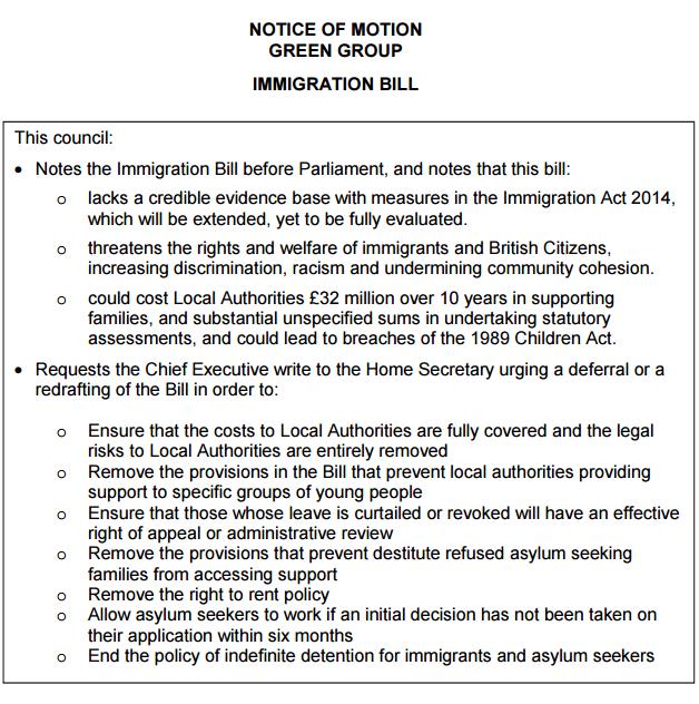 NOM Immigration Bill